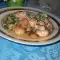 Gestoofde champignons met spinazie en kookroom