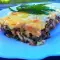 Aubergine lasagna zonder bladen