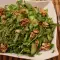 Groene salade met rucola en bieslook
