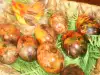 Paaseieren met stoom beschilderd