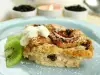 Oud brood cake met appels en noten