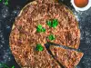 Turkse pizza van lavash (Lahmacun)