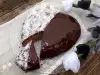 Feestelijke hartvormige walnotentaart