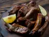 Geglazuurde runder spareribs