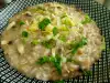 Lichte risotto met twee soorten paddenstoelen