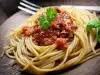 Kun je aankomen met spaghetti?