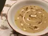 Kastanjesoep met eekhoorntjesbrood