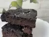 Vegan zoete aardappel brownie