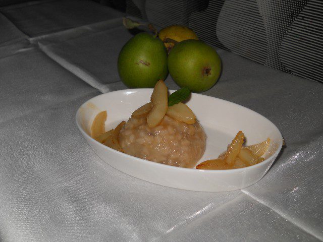 Asure met gekarameliseerde peren (Noahs pudding)