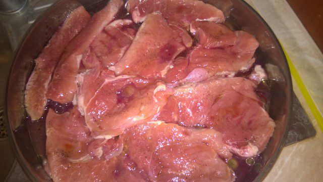 Warme marinade voor varkensvlees