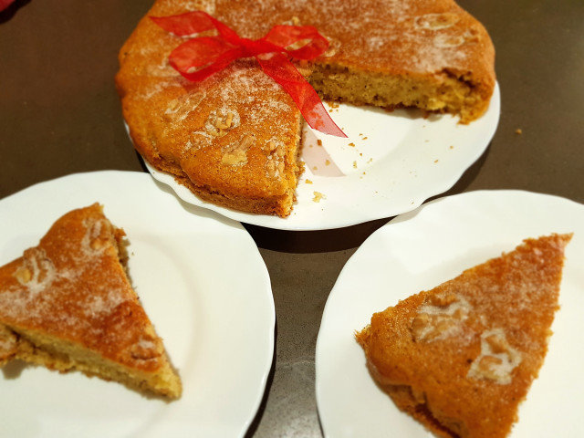 Traditionele cake uit Malaga (Torta Malagueña)