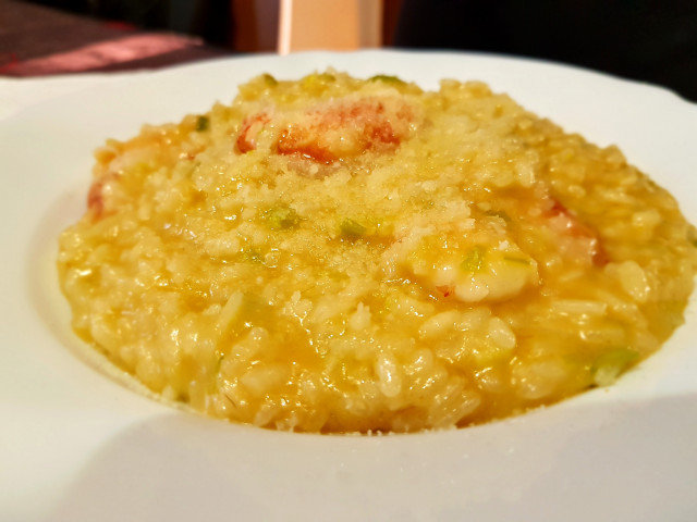 Italiaanse risotto met zeevruchten