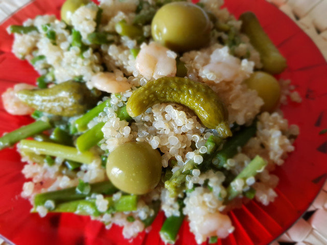 Mediterraanse quinoa salade