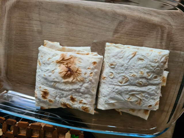 Chimichanga van lavash