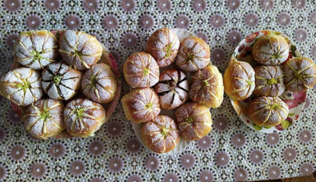 Puddingbroodjes met vanille smaak