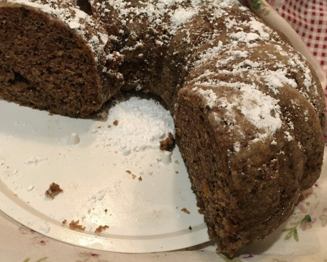 Glutenvrije tulband cake met pompoen