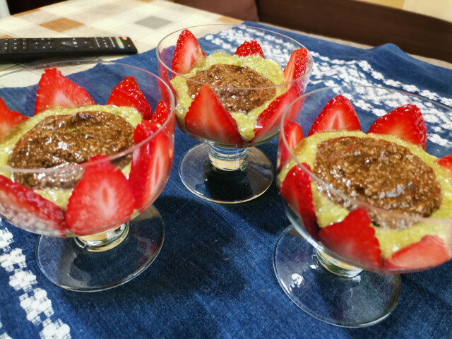 Pudding met kokosmelk en chia