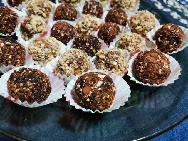 Snoepjes met pompoen en dadels