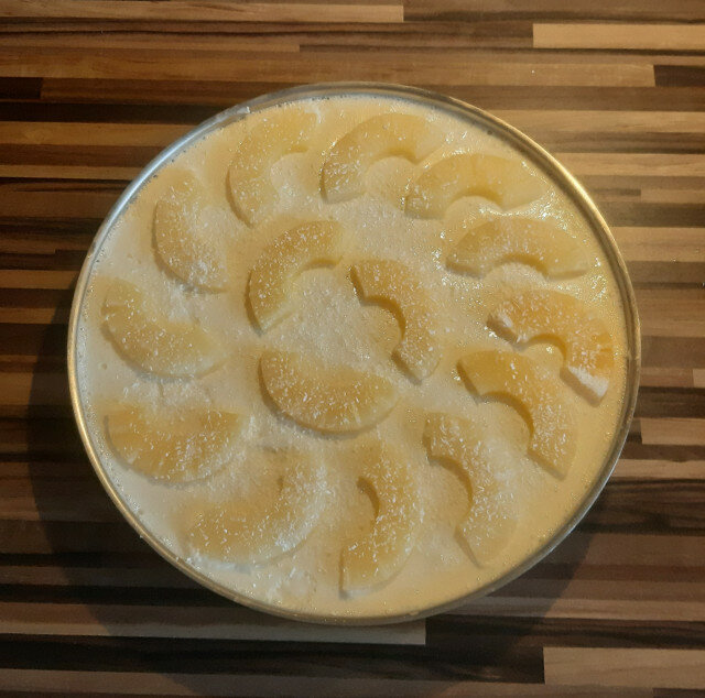 Cheesecake met ananas