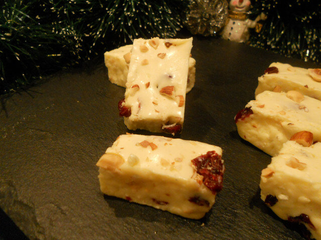 Amerikaanse Cranberry Fudge