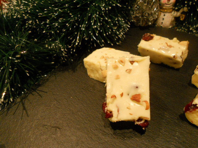 Amerikaanse Cranberry Fudge