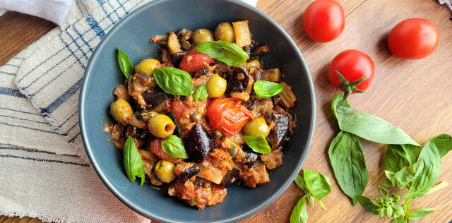 Siciliaanse caponata salade