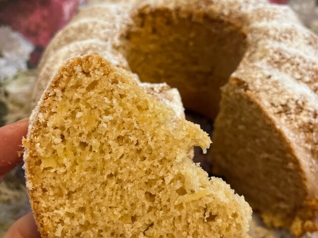 Luchtige appelcake