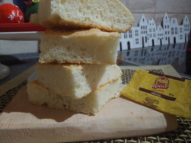 Italiaans brood zonder kneden